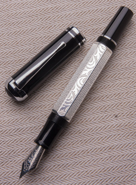 胖叔钢笔末匠P138新款活塞墨水笔大容量金属笔杆bock钢尖鸡尾