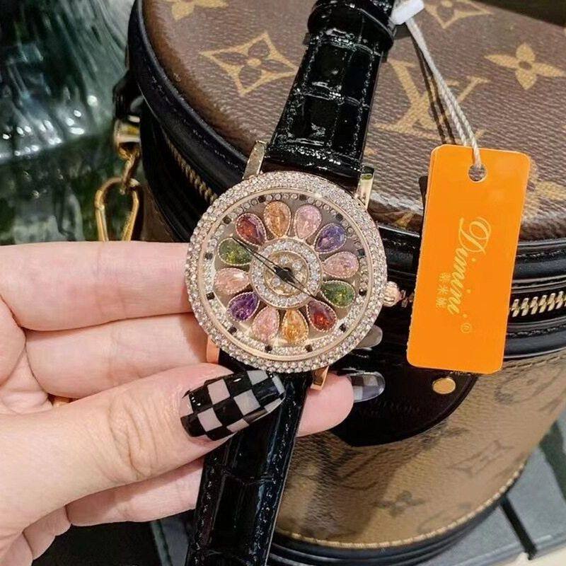 时来运转旋转手表蒂米妮女士女表国产腕表