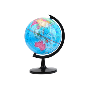 晨光地球仪学生用初中生小型教学版3d凹凸立体悬浮工艺品办公桌摆件特大号20cm地球模型万向地球仪正版