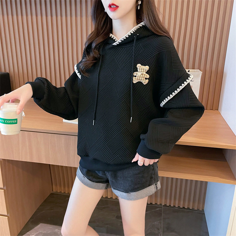 womenclothes拼接卫衣女