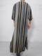Shirt Stripes Button Robes Print Muslim 条纹长袍衬衫 Men 男士