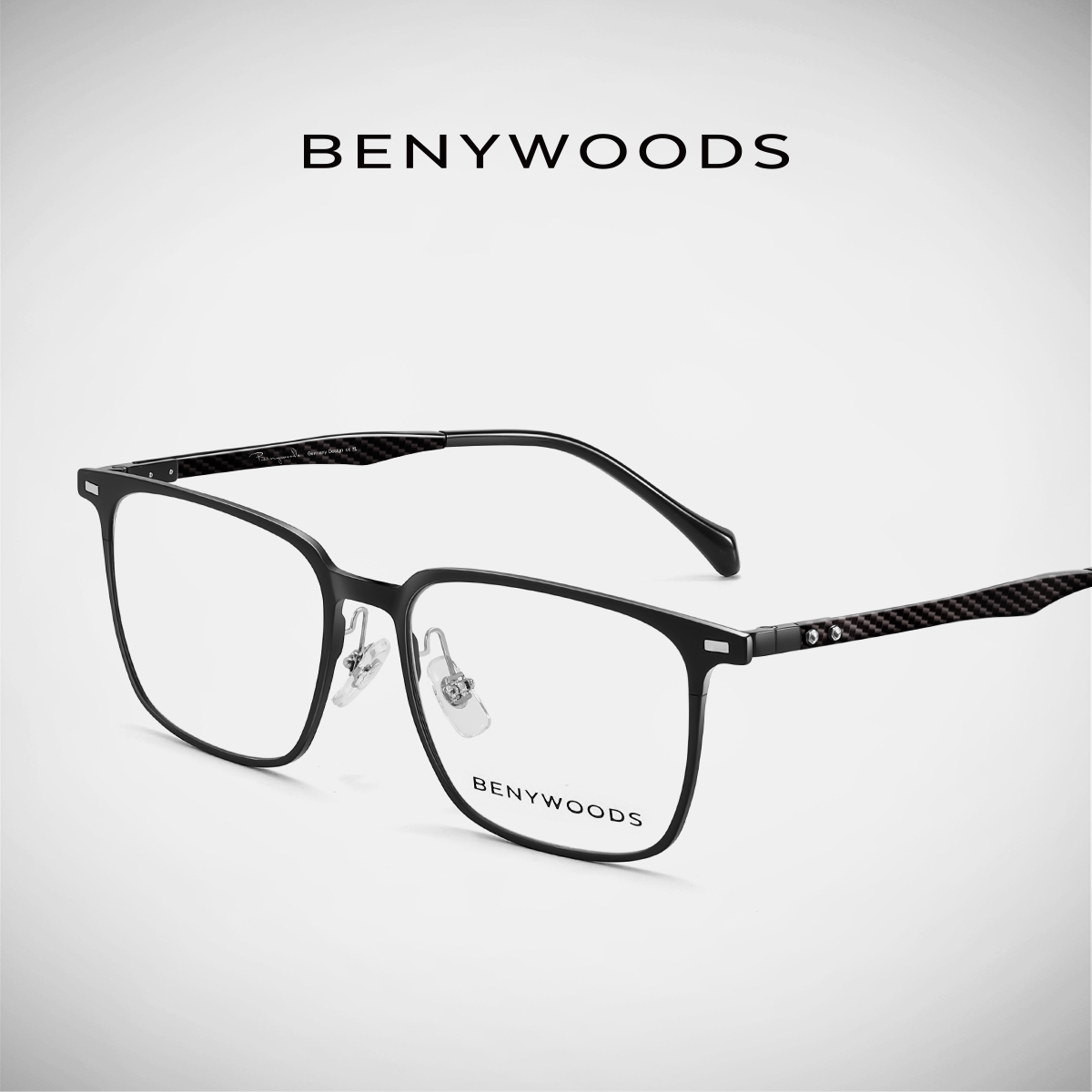 Bw防蓝光碳纤维眼镜近视可配度数