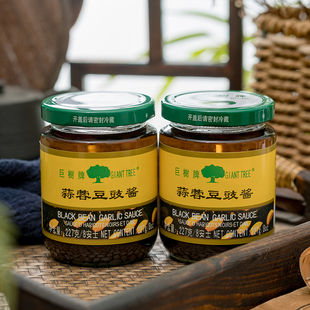 巨树牌蒜蓉豆豉酱227g火锅酱拌面酱料蒜泥酱料蒸鱼豉汁酱排骨酱