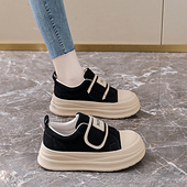 34码 女鞋 春季 软底防滑防水厨房黑色工作鞋 上班久站不累脚运动鞋 款