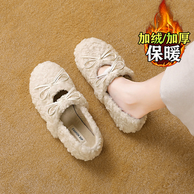 【爆款推荐】毛毛鞋女休闲百搭