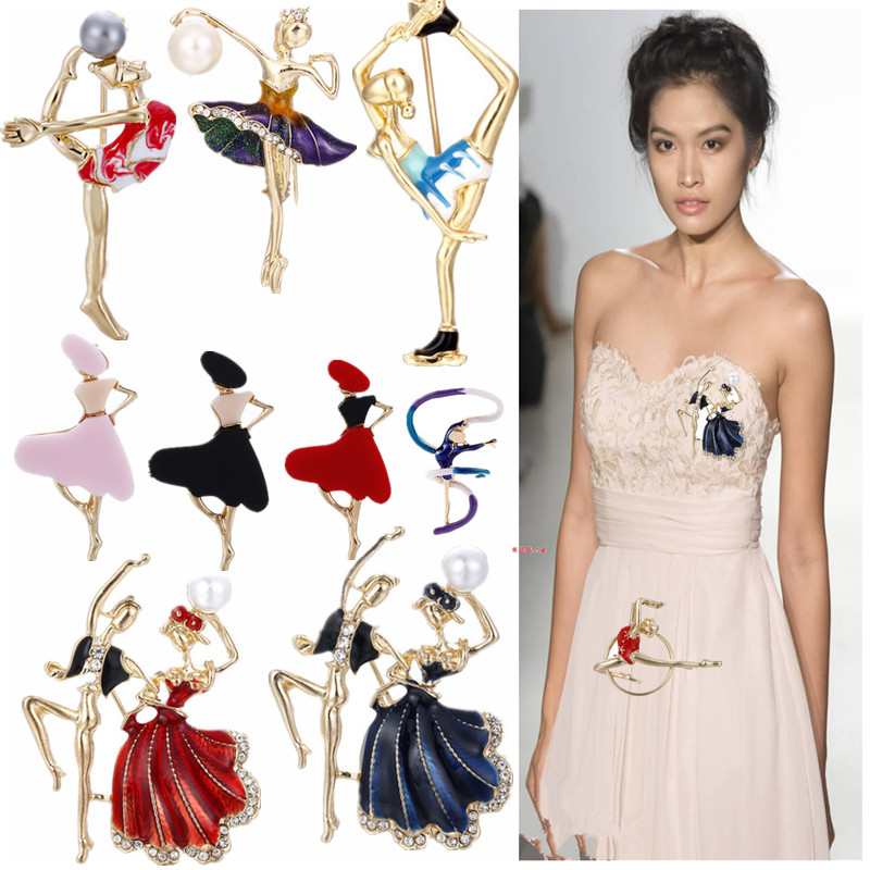 韩版个性女郎胸针系列男女滴油高档时尚胸花性感艺术体操别针a,饰品/流行首饰/时尚饰品新,胸针,淘宝优惠券,粉丝福利购,淘宝优惠卷