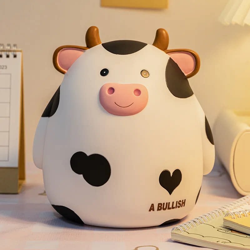 大容量奶牛存钱罐2025年新款只进