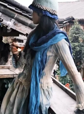 废土风西北甘肃敦煌沙漠旅游穿搭