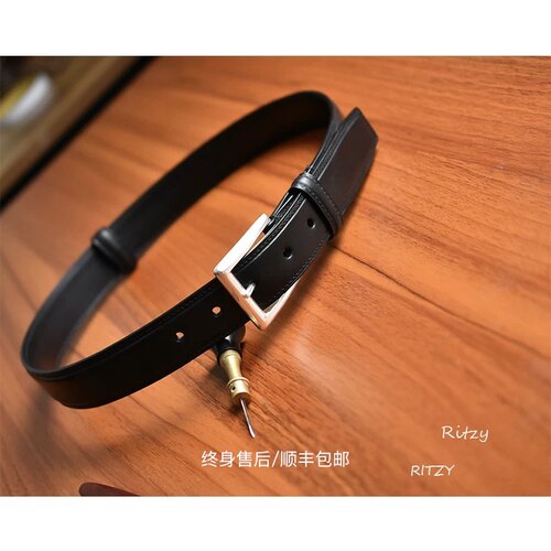Ritzy睿作马具皮商务男士手工皮带私人定制 - 封面