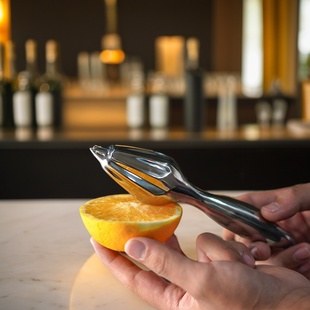 柠檬汁萃取器调酒专用柠檬榨汁器 手动榨汁器 不锈钢橙子压汁榨汁
