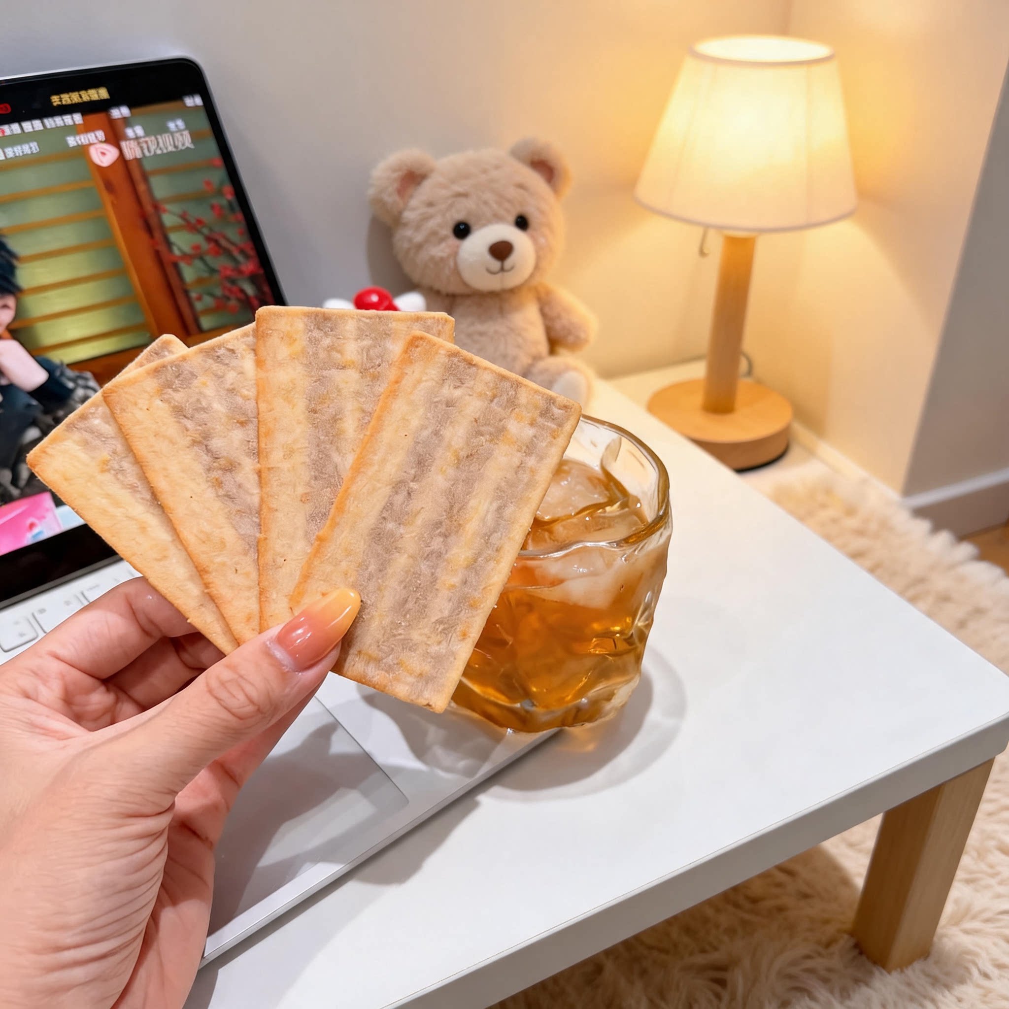 酥香薄脆~牛肉纸片饼干安格斯牛肉味金枪鱼薄脆饼干独立休闲零食