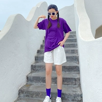 Темно -фиолетовые носки