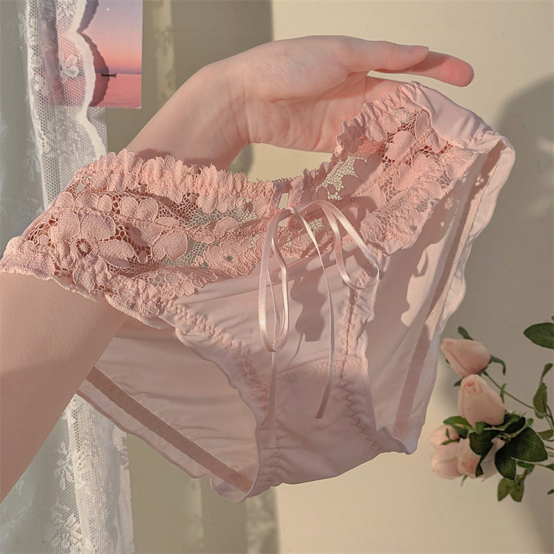 蕾丝纯欲风性感内裤女三角裤图片