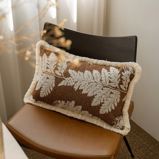 秋韵提花轻奢抱枕沙发腰枕靠垫客厅沙发民宿抱枕套靠垫套可拆洗