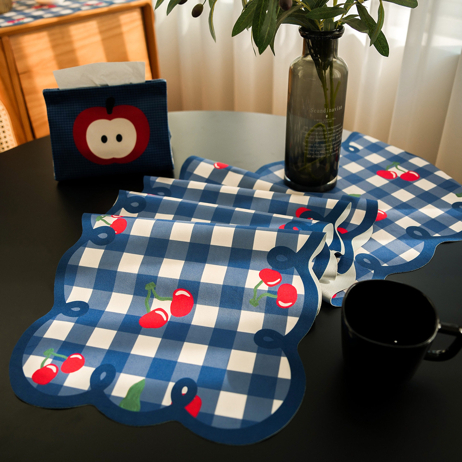 ins拼布秀异形法式复古桌旗轻奢高端高级感茶几桌布长条餐桌桌旗