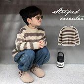 针织衫 宝宝毛衣儿童保暖打底衫 新款 男童加厚加绒毛线衣2024秋冬季