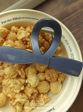 韩国进口france蝴蝶结抓夹蓝色女后脑勺盘发鲨鱼夹子高级感发夹