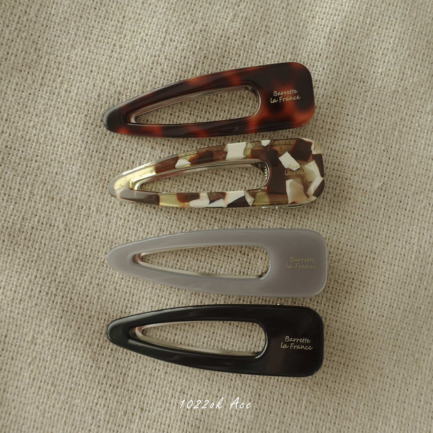 韩国进口farnce复古三角侧边夹