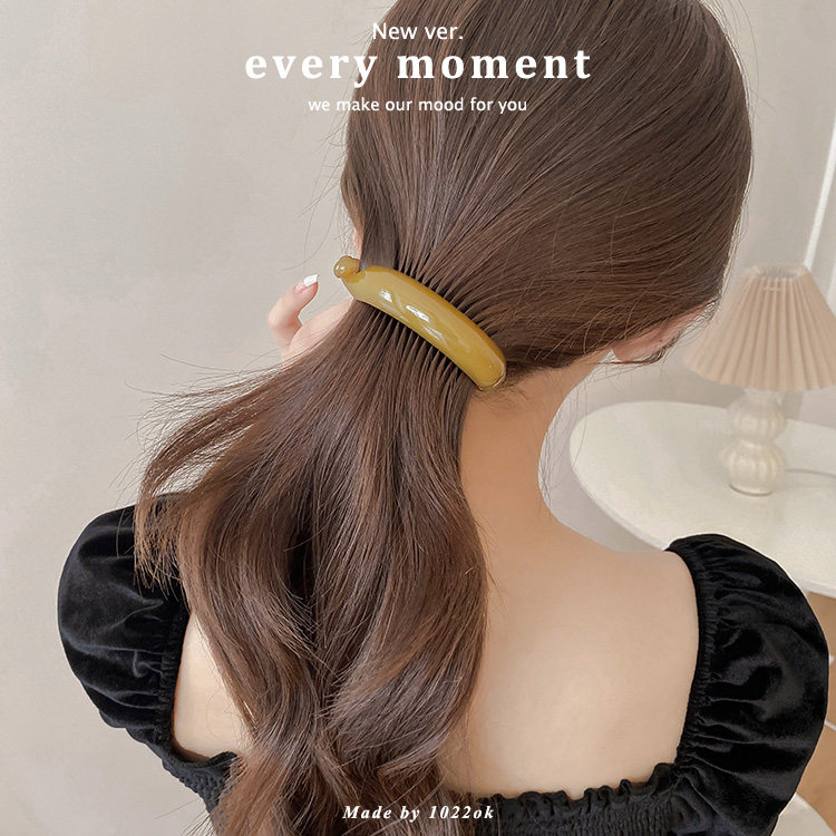 韩国东大门网红香蕉夹女夹子头饰