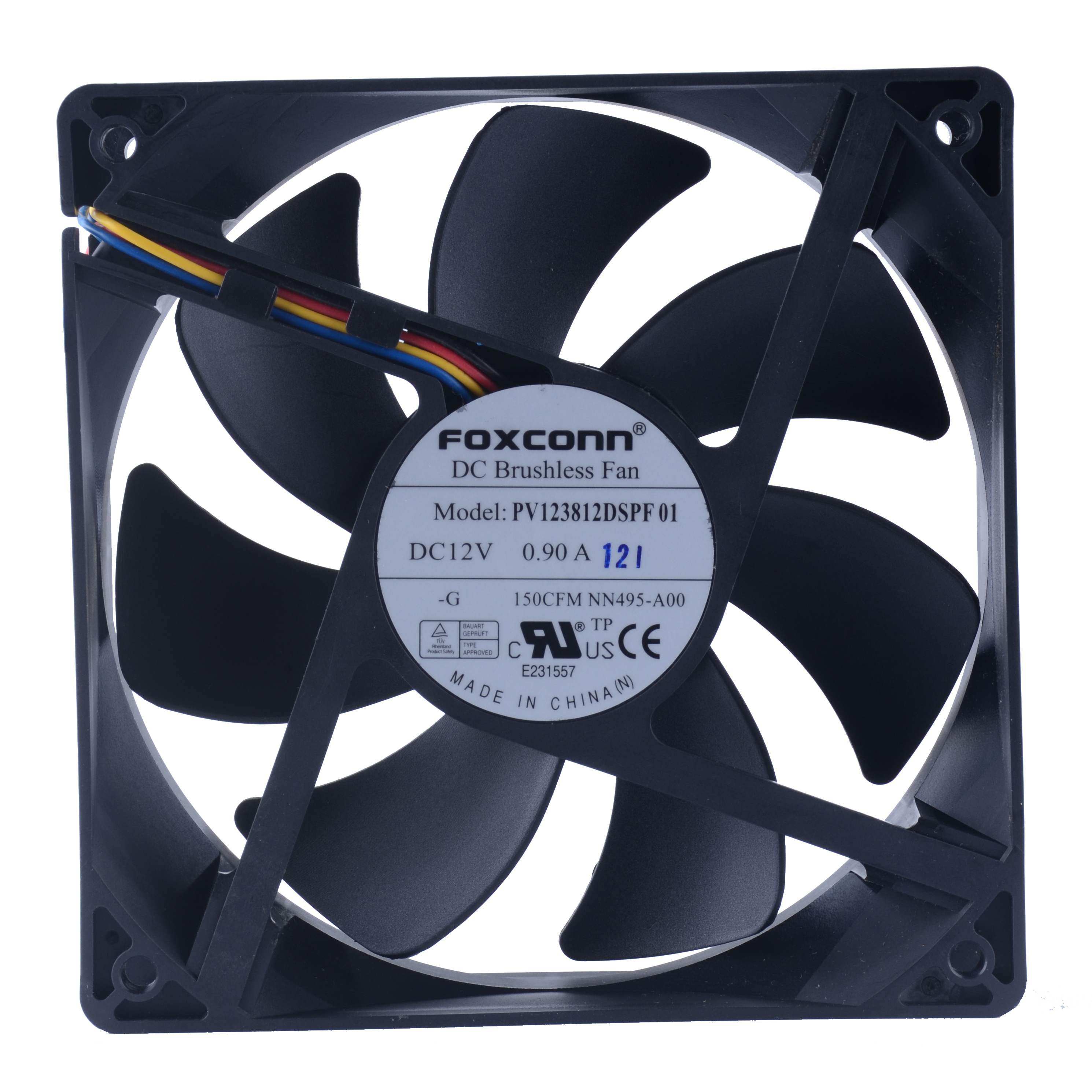 正品富士康 12CM 12038 12V 0.9A PV123812DSPF 01 DELL暴力风扇