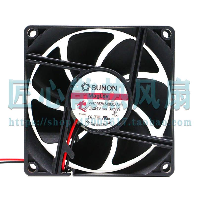 SUNON PE80252V3-000C-A99 24V 3.29W 8CM 巨人通力变频器风扇