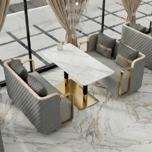 咖啡厅沙发餐厅卡座组合轻奢休闲接待洽谈商用茶楼美容院酒店桌椅