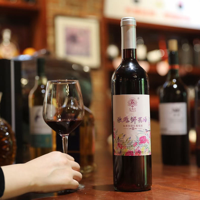 5度甜型玫瑰花酒女士酒甜葡萄酒