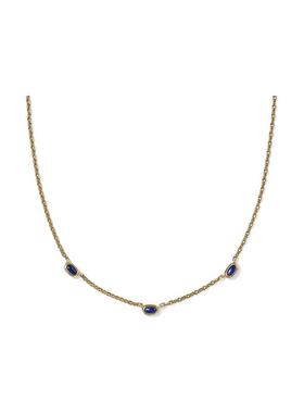 代购Kendra Scott女士项链精致优雅简约轻盈金色三颗宝石