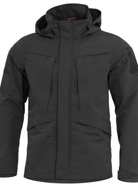 代购PENTAGON男士冲锋衣防水防风透气户外夹克连帽长袖防水外套