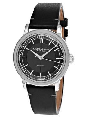 代购Raymond weil雷蒙威男士腕表自动上链防水夜光日期钢壳皮带