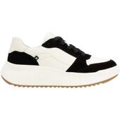 缓震性能灵活舒适防滑设计低帮鞋 代购 rieker女士运动鞋 皮革材质