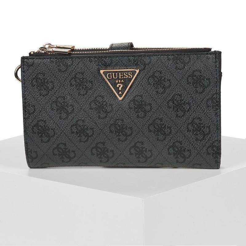 代购GUESS女士钱包多功能收纳便携设计内置多卡位金属拉链黑色,箱包皮具/热销女包/男包,手拿包,淘宝优惠券,粉丝福利购,淘宝优惠卷