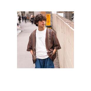 代购BEAMS男士T恤透气轻薄条纹夏季日常马甲爆款休闲