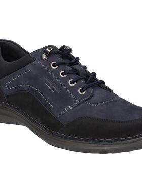 代购JOSEF SEIBEL男士休闲鞋透气软底轻便舒适深蓝色拼接设计