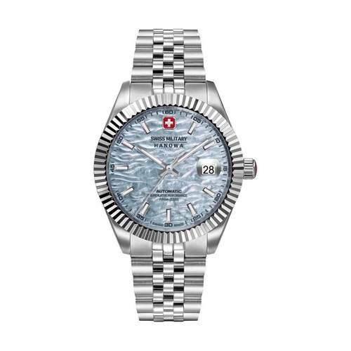 代购SWISS MILITARY HANOWA男士腕表自动上链日期显示夜光计时