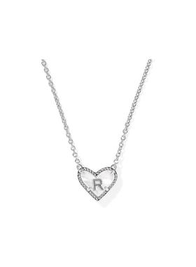 代购Kendra Scott女士项链精致个性化优雅简约心形字母R镀金黄铜