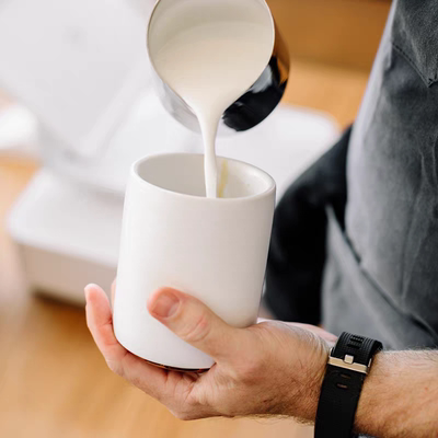 Fellow Monty双层陶瓷可堆叠式拉花拿铁杯卡布奇诺浓缩咖啡杯