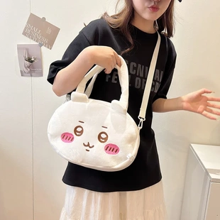 吉伊乌萨奇卡哇伊毛绒单肩包新款小八斜挎包礼品包玩偶挂件