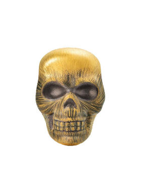 创意酷黑永恒串珠骷髅头转运珠配件男士款手链古金吊坠粗皮绳配饰