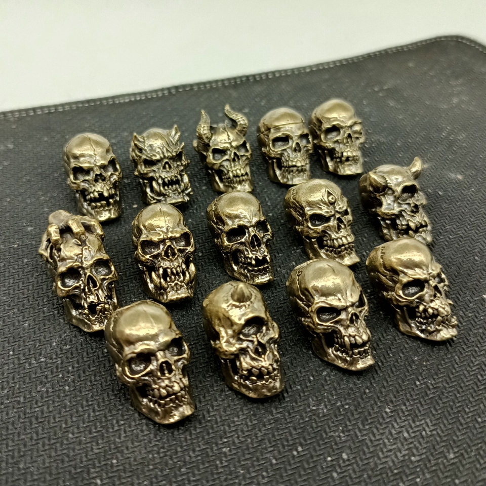 霸气多款骷髅系列刀坠伞绳坠