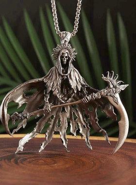 地狱死神镰刀死神降临项链