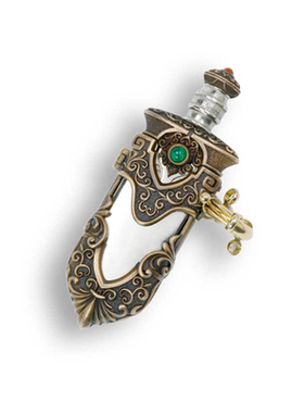 青铜宝剑吊坠男士国风项链