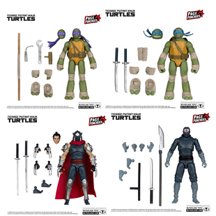 正版现货 麦克法兰mcfarlane忍者神龟施莱德莱昂纳多5寸可动手办