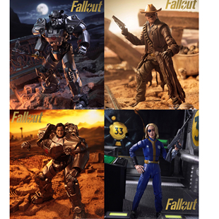 正版现货 麦克法兰辐射马克西姆斯尸鬼库珀霍华德1/10可动手办