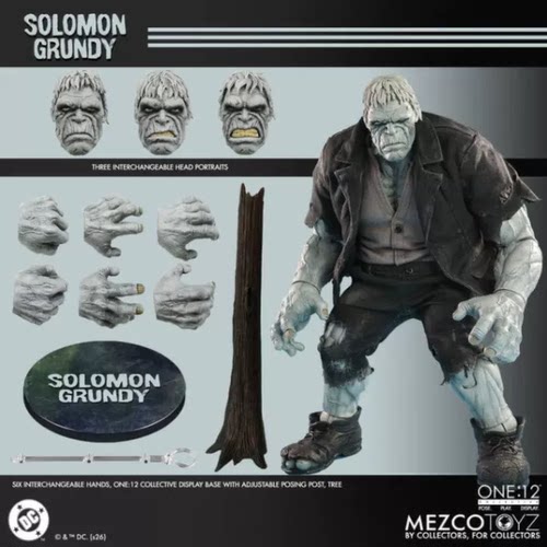 【预售】定金 mezco One:12 Collective 所罗门·格兰迪人