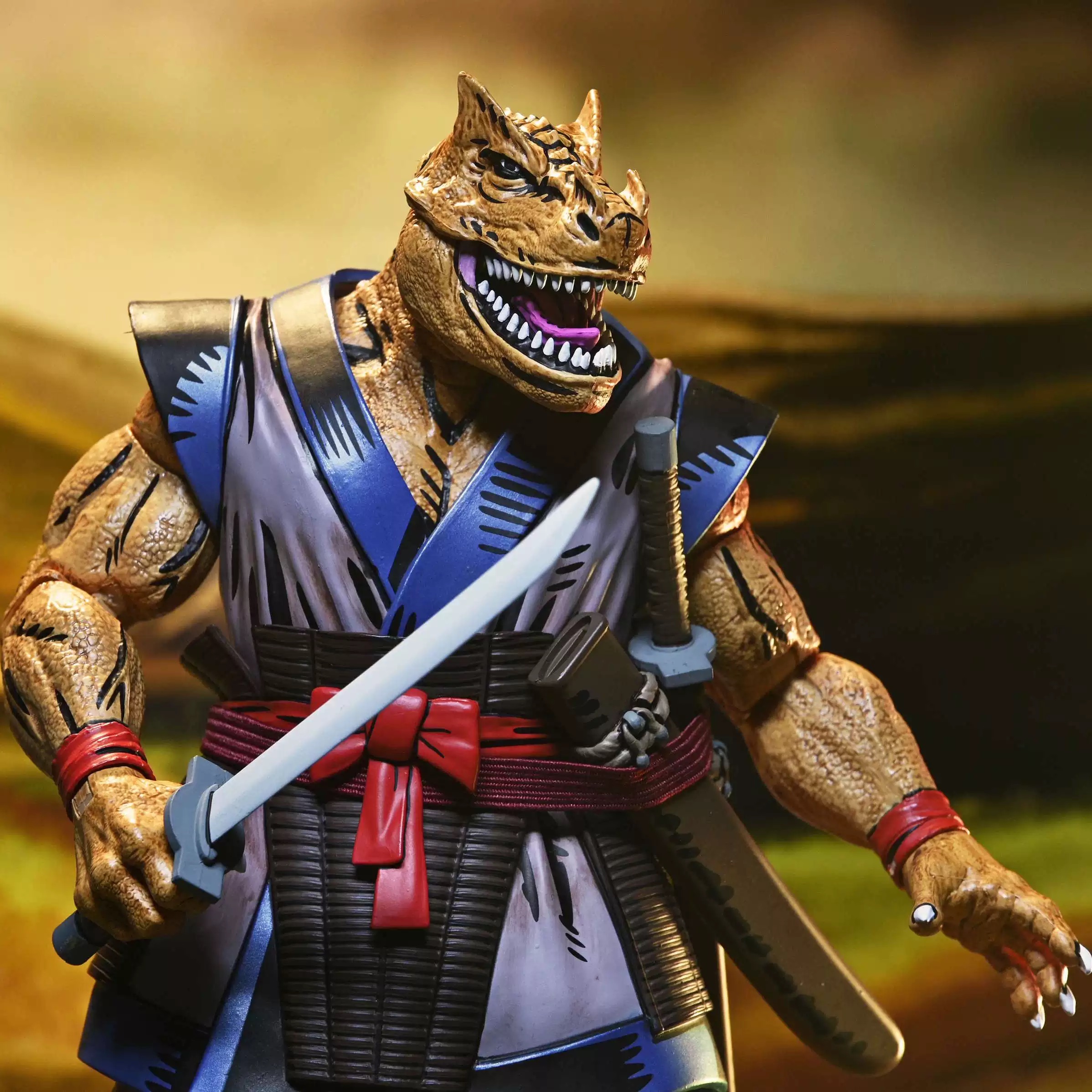 预定定金 NECA 54405 忍者神龟 乔特武士 Chote 漫画 可动人偶