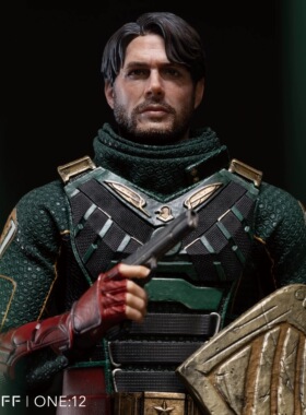 预定定金MUFF08 1/12黑袍特工队士兵男孩 无耻混蛋兵人模型人偶