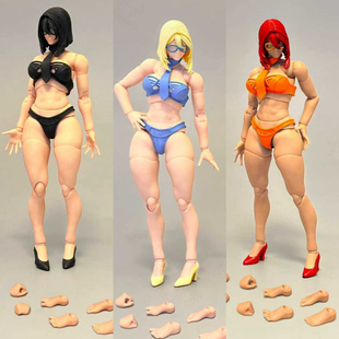 三色 预定定金FURY狂怒工作室 高可动女性美学素体 可动人偶