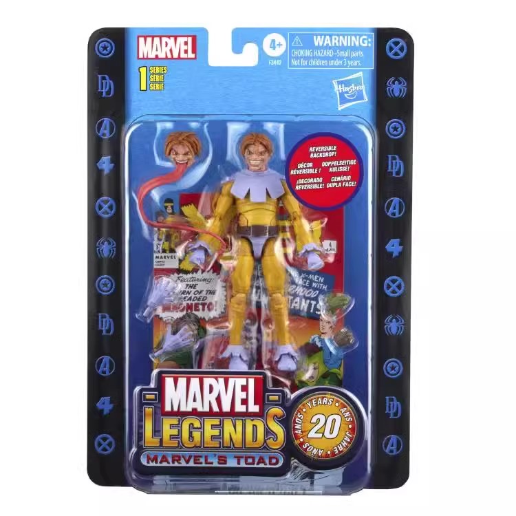 漫威传奇 Marvel Legends X战警 蛤蟆人 托德孩之宝 可动人偶模型