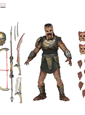 代购定金 2025电影版 Neca铁血战士劣地戴克1/10可动人偶手办模型